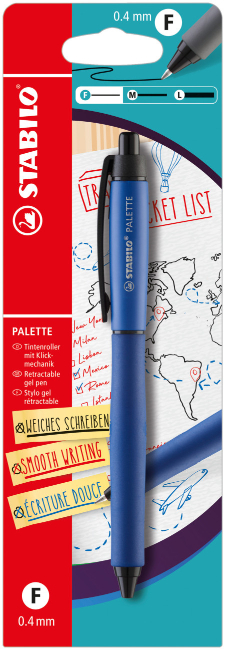 STABILO PALETTE Gel Rollerball - Blue