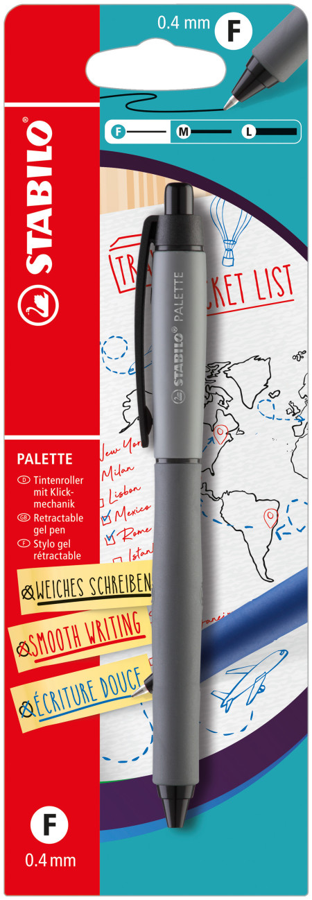 STABILO Point 88 Fineliner Pens - 0.4mm Fine Nib - Black - Blister Pack of 3