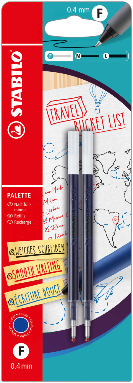 STABILO PALETTE Gel Rollerball Refill  - Blue