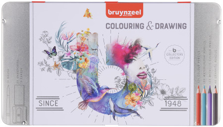 Bruynzeel Colouring & Drawing Set (Tin of 72)