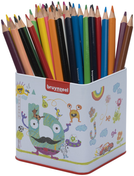 Bruynzeel Triple Colour Pencils - Assorted Colours (Pack of 48)