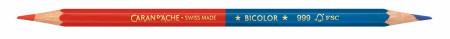 Caran d'Ache Bicolour Graphite Pencil - Blue & Red