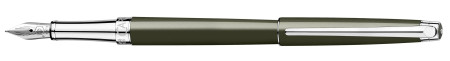 Caran d'Ache Leman Slim Fountain Pen - Terre d'Ombre