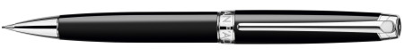 Caran d'Ache Léman Mechanical Pencil - Ebony Black Lacquer Rhodium Trim