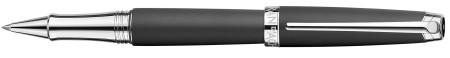 Caran d'Ache Léman Rollerball Pen - Matt Black Lacquer Rhodium Trim