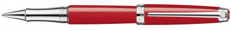 Caran d'Ache Léman Rollerball Pen - Scarlet Red Lacquer Rhodium Trim