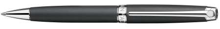 Caran d'Ache Léman Ballpoint Pen - Matt Black Lacquer Rhodium Trim