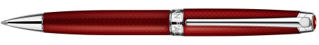 Caran d'Ache Léman Ballpoint Pen - Rouge Carmin Guilloché