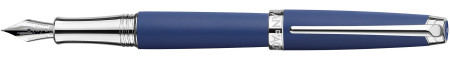 Caran d'Ache Léman Fountain Pen - Blue Night Lacquer Rhodium Trim