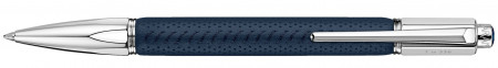 Caran d'Ache Varius Trophy Limited Edition Ballpoint Pen - Night Blue Leather