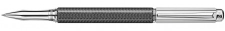 Caran d'Ache Varius Carbon Fibre Rollerball Pen - Silver