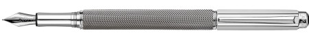 Caran d'Ache Varius Ivanhoe Chain Mail Fountain Pen - Silver