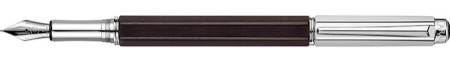 Caran d'Ache Varius Ebony Fountain Pen - Rhodium Coated