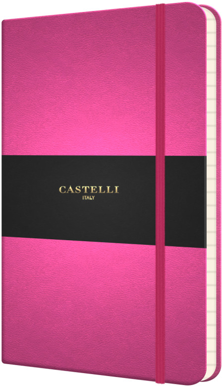 Castelli Flexible Pocket Notebook - Ruled - Pink