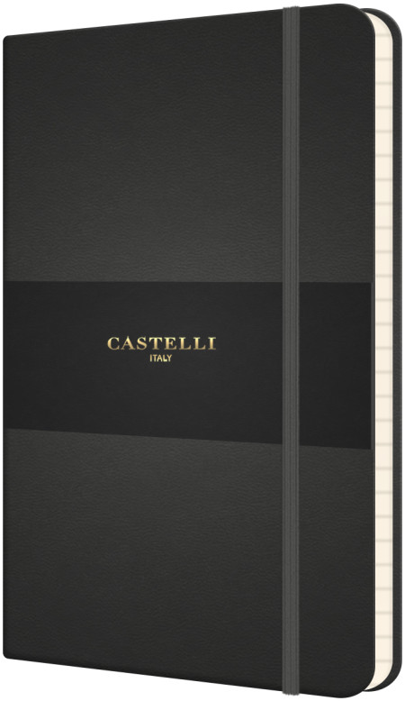 Castelli Flexible Pocket Notebook - Ruled - Graphite