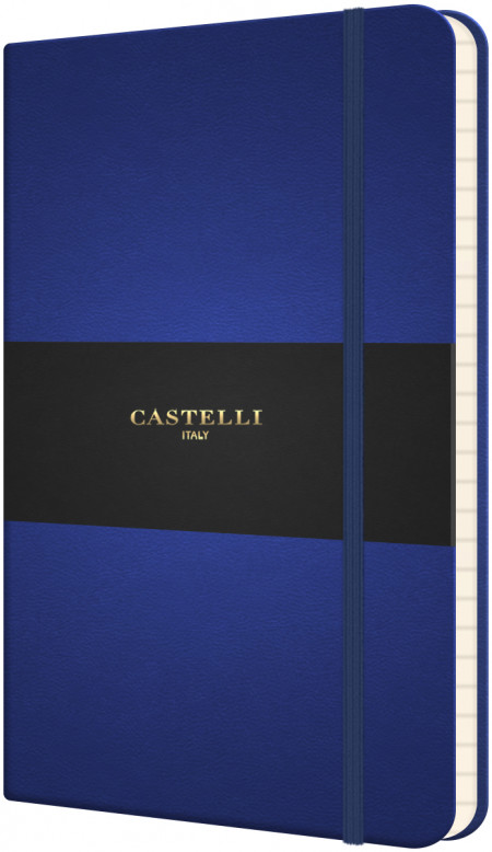Castelli Flexible Pocket Notebook - Ruled - China Blue