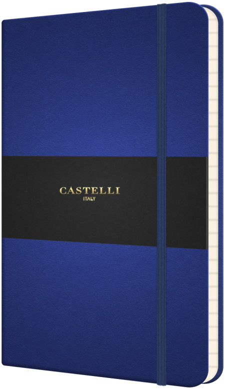 Castelli Flexible Pocket Notebook - Ruled - China Blue