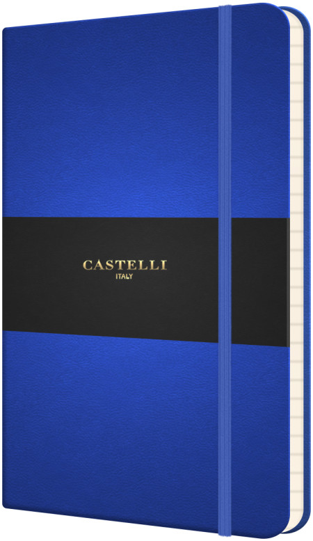 Castelli Flexible Pocket Notebook - Ruled - French Blue