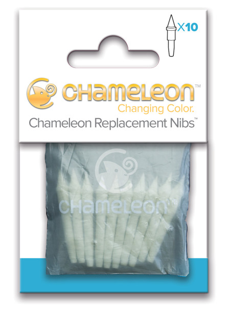 Chameleon Replacement Nibs - Brush Tip (Pack of 10)