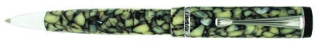 Conklin Duragraph Ballpoint Pen - Cracked Ice Chrome Trim