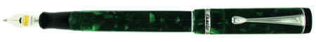 Conklin Duragraph Fountain Pen - Forest Green Chrome Trim