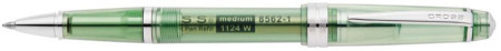 Cross Bailey Light Ballpoint Pen - Translucent Green Resin with Bright Chrome Trim