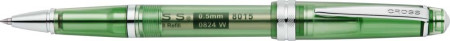 Cross Bailey Light Rollerball Pen - Translucent Green Resin with Bright Chrome Trim