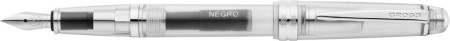 Cross Bailey Light Fountain Pen - Translucent Clear Resin with Bright Chrome Trim (Extra Fine)