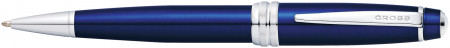 Cross Bailey Ballpoint Pen - Blue Lacquer Chrome Trim