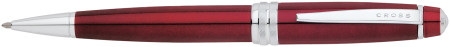 Cross Bailey Ballpoint Pen - Red Lacquer Chrome Trim