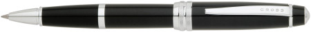 Cross Bailey Rollerball Pen - Black Lacquer Chrome Trim