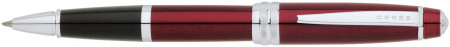 Cross Bailey Rollerball Pen - Red Lacquer Chrome Trim