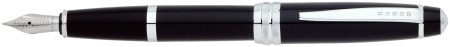 Cross Bailey Fountain Pen - Black Lacquer Chrome Trim