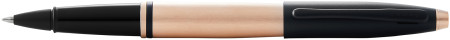 Cross Calais Rollerball Pen - Rose Gold Black Trim