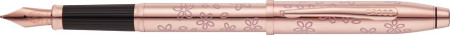 Cross Century II Cherry Blossom Fountain Pen - Rose Gold with Rose Gold Trim