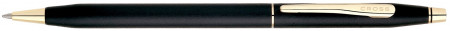 Cross Classic Century Ballpoint Pen - Classic Black Gold Trim