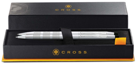 Cross Classic Century Ballpoint Pen and Pencil Set -  Satin Chrome