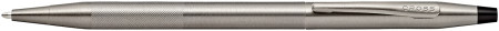 Cross Century Classic Ballpoint Pen - Micro Knurled Titanium Grey