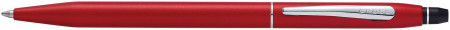 Cross Click Ballpoint Pen - Crimson Chrome Trim