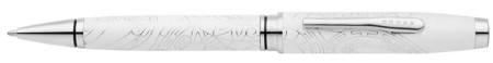 Cross Coventry Zodiac Ballpoint Pen - Year of the Snake - Pearl White Lacquer Chrome Trim