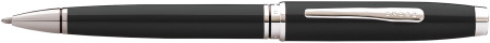 Cross Coventry Ballpoint Pen - Black Lacquer Chrome Trim