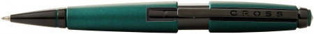 Cross Edge Rollerball Pen - Matte Green Lacquer PVD Trim