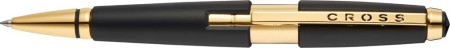 Cross Edge Rollerball Pen - Matte Black Lacquer Gold Trim