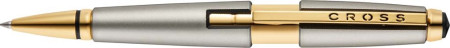Cross Edge Rollerball Pen - Sonic Titanium Lacquer Gold Trim