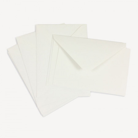 Crown Mill Classics 9x14cm Set of 15 Cards and Envelopes - White
