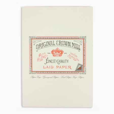 Crown Mill Classics A5 Paper Pad - 50 Sheets - Cream