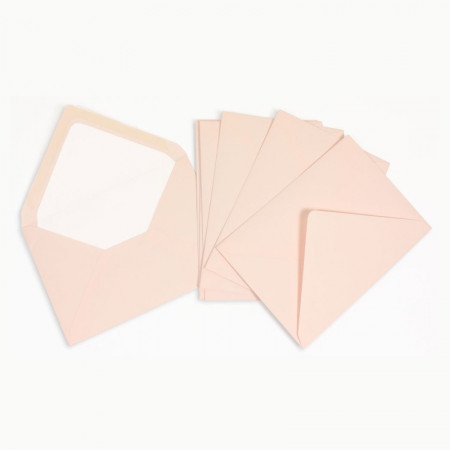 Crown Mill Classics C6 Envelopes - Pack of 25 - Pink