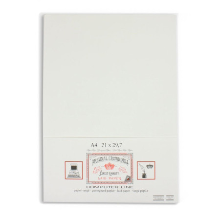 Crown Mill Computer Line A4 100gsm Paper - Pack of 50 - White