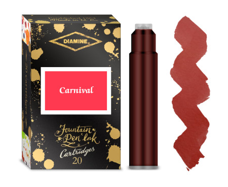 Diamine Ink Cartridge - Carnival (Pack of 20)