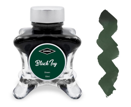 Diamine Inkvent Christmas Ink Bottle 50ml - Black Ivy